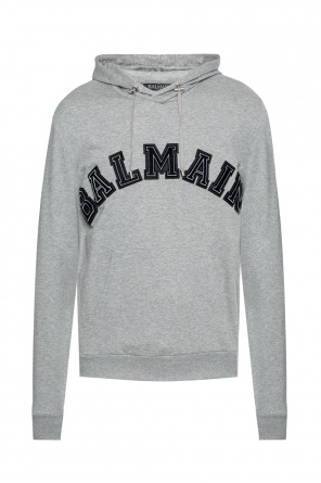 Sweatshirt with a sewn-on logo, zdjęcie 1 Sweatshirt with a sewn-on logo od Balmain